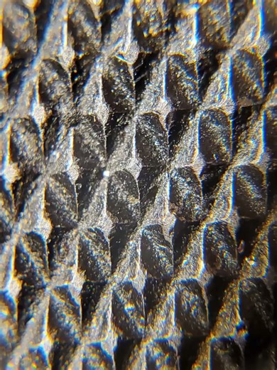 detailed close-up knurling patterns