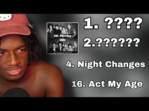 ranking four by one direction from worst to best...