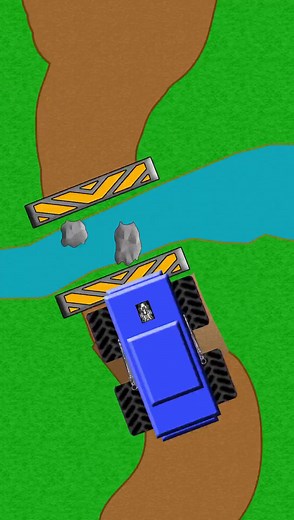 1.9K views | Mercedes drives his blue monster truck Donk | Vids4Kids.tv | Facebook