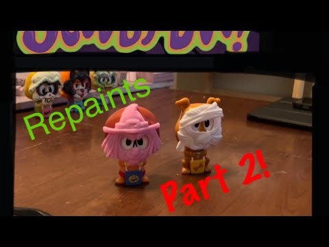 Scooby doo mask repaints part 2