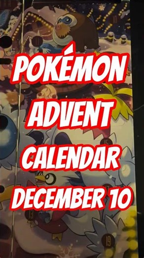 FUN Pack! Pokémon Advent Calendar December 10