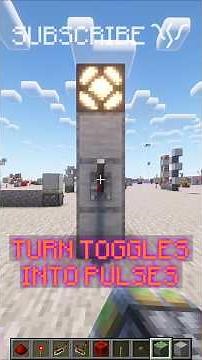 How to make TOGGLES into PULSES and LENGTHEN OBSERVERS! | Redstone with PsiVolt #minecraft #redstone
