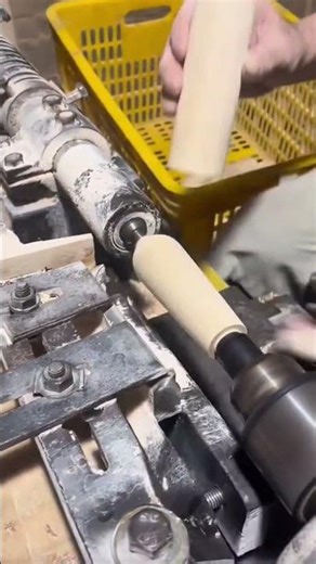 Shaping Cylindrical Wood Pieces Using Automatic Lathe Machines For Professional Woodworking