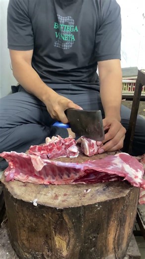 3KG Mutton Curry Cutting Skill | Fresh Goat Meat Cutting 🔪🥩