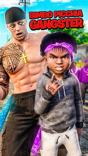 BIMBO LITIGA CON GANGSTER MUSCOLOSO su GTA 5 RP 💪 #gtarp