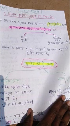 Class 12th Geography Chapter 1 Shorts Notes 😍