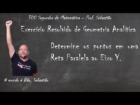 GEOMETRIA ANALÍTICA - PONTO - Exercício 10 - Reta Paralela ao Eixo Y
