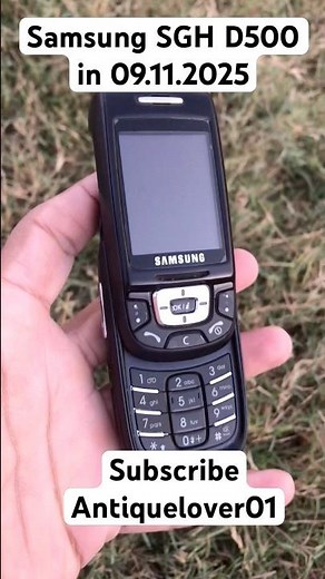 Samsung SGH D500 | antique | in 2025 | slider | #samsung #d500