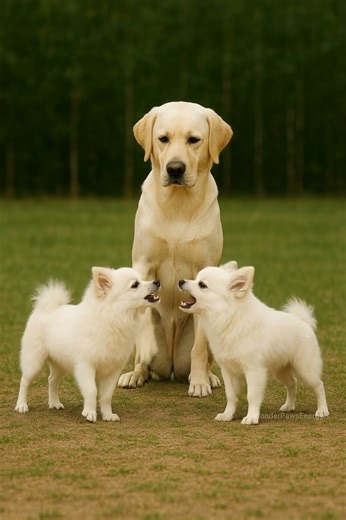 Two Dogs Arguing… Until the Labrador Says “Enough” ✋🐶