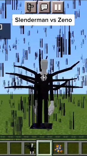 Slenderman vs Zeno Minecraft Addon | Epic Battle in Minecraft PE