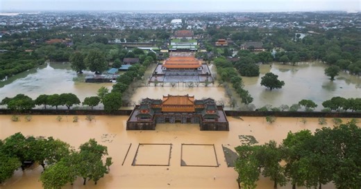 Record rains drive flooding in Vietnam, submerging ancient city
