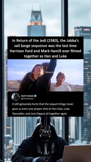 Han and Luke’s Last Scene Together #starwars