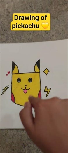 drawing of pickachu