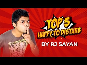 Top 5 Happy to Disturb | Prank Call by RJ Sayan | Bangla Comedy Video | Raw Sayan