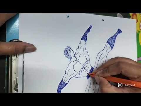 “This Muscle Drawing Took More Control Than You Think 😮✍️”