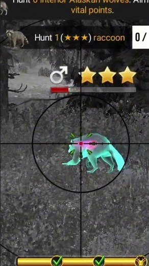 Wild Hunt : Real Hunting games 3D Canada Yukon Adventure 2 Hunt 6 Alaskan Wolves aim at vital point