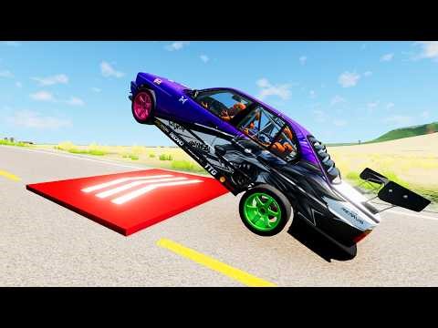 Instant 1000 MPH Acceleration: Which BeamNG Car Survives! 🔥 - BeamNG Drive #47