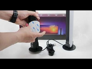 Smart LED Light Bars with APP Control, Gaming Lights with Music Sync, RGB Light Bar with 15 Scene