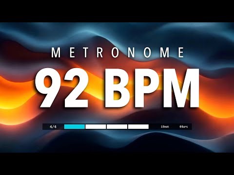 92 BPM Metronome 🎶 – Visual Click Track for Musicians | TickRite