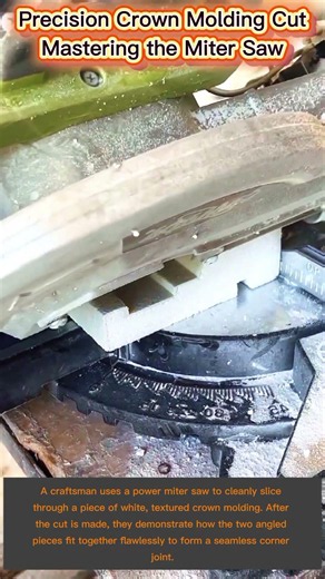 Precision Crown Molding Cut: Mastering the Miter Saw