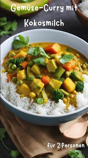 Gemüse Curry mit Kokosmilch