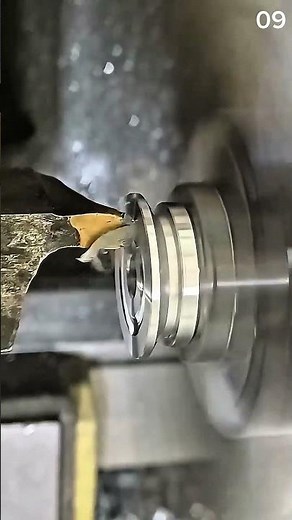 The process of forming iron with a machine