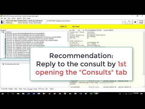 How To Complete CPRS Consults