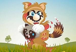 Mario Kills Tanooki 2D