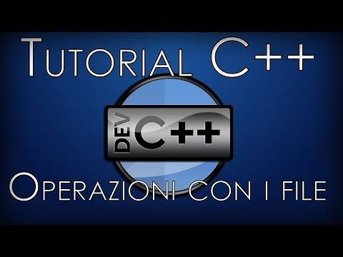 Programmazione in C++ corso base - Come creare e gestire File