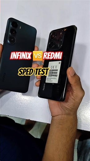 Infinix Hot 60 Pro Plus 🆚 Redmi Note 14 #shortvideos #virel #speedtest