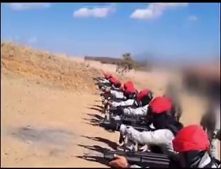 Former French Foreign Legion 2e REP Commandos, from Mexico, providing additional training to members of the national guard