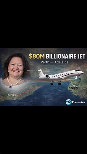 Gina Rinehart’s Gulfstream G700 Lands in Adelaide