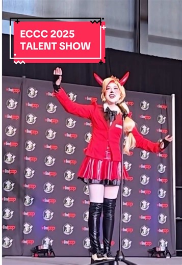 Here’s the full video of the performance that won me the Best in Show—Best Cosplay award at ECCC 2025! I feel so honoured to be chosen to compete in the talent show alongside so many other talented people, and it was such a treat to perform in cosplay for the first time ever—and as one of my favourite characters! 📍: @emeraldcitycomiccon 📸: @bullet_shot_hero 📺: @hazbinhotel #eccc #eccc2025 #eccctalentshow #talentshow #cosplay #cosplaycompetition #emeraldcitycomiccon #emeraldcitycomiccon2025 #h