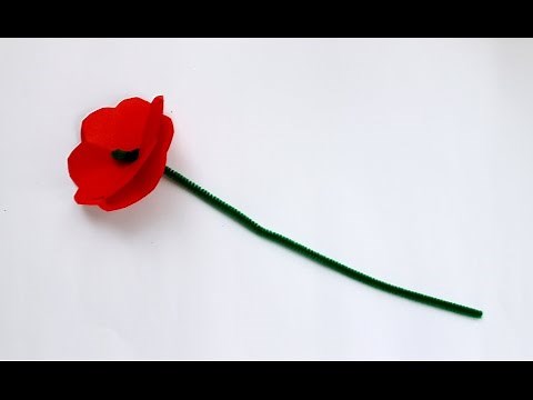 How to make an Anzac Day memorial poppy