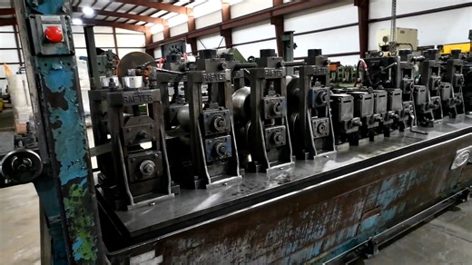 3" (76.2 mm) x .125" (3.175 mm) RAFTER High Frequency Tube Mill Line