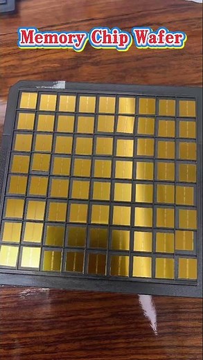 Memory Chip Wafer. #chips #wafer #ddr4 #ddr5 #memory Chip #icgoodfind #mcu #ic #smt