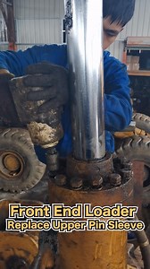Front End Loader Replace Hydraulic Cylinder #Excavator #mechanic #mechanicsteve #mechaniclife #trucks #automechanic | Mechanic Steve