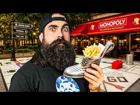 I ATE INSIDE A REAL-LIFE GAME OF MONOPOLY!