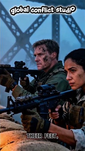 The Last Defense Line — Infantry Holds the Bridge