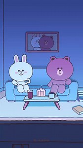 Movie night 🎬🍿 | LINE FRIENDS