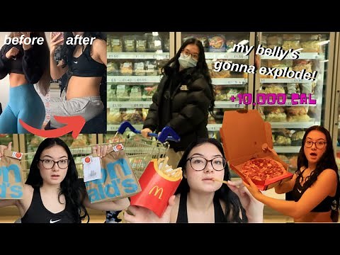 10,000 CALORIE CHALLENGE || GIRL VS FOOD