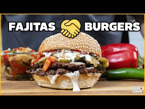 Fajita Smash Burgers (The Best of Both Worlds)