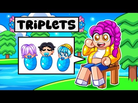 Rumi is PREGNANT with SAJA BOYS TRIPLETS in Roblox!