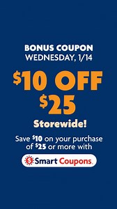 Your cart just got $10 smarter. Spend $25, save $10. Stock up on everything you need. | Family Dollar