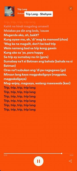 Trip Lang Shehyee Lyrics #triplang #shehyee #fyp #trend #trending