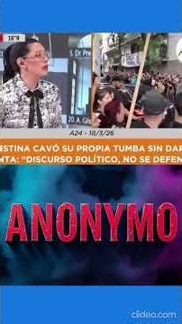 Cristina en tribunales A24 #política #politicaargentina #politicalnews #argentina