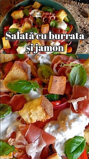Burrata and Jamón Salad - A quick and flavorful recipe