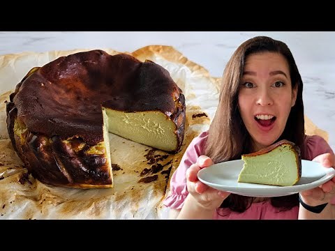 How To Make Five Ingredient Pistachio Basque Cheesecake Recipe