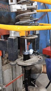 shock absorber spring press amazing tool #auto #mechanical #cars #guide #automotive | How To Repair