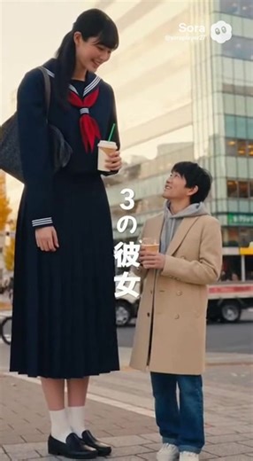 身長3mの女子高校生と特別な瞬間
